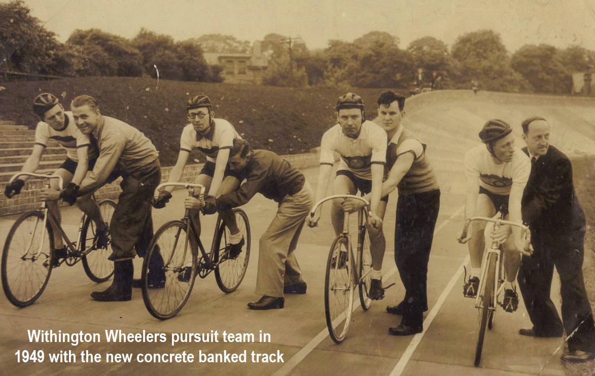 Manchester - Fallowfield Stadium : Image credit Withington Wheelers Archive